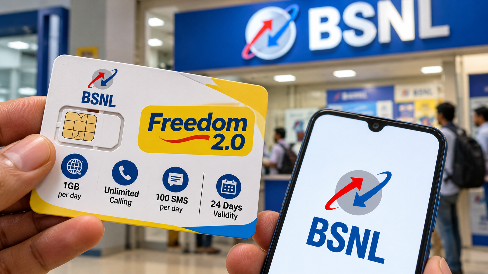 Sim Data Coonector BSNL Freedom 2.0 Offer: Get a New SIM for Just ₹1 Until November 9 ...